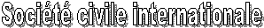 Socit civile internationale 